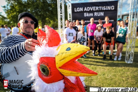 LGN Wellbeing Advertising 5km Run sponsored by Magic Sauce 2024