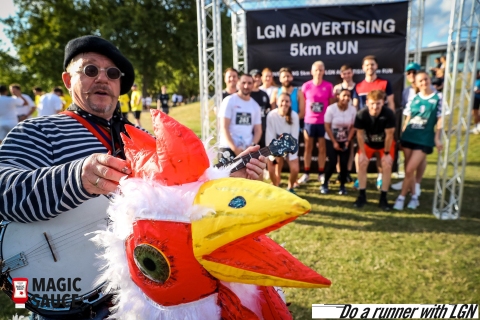 LGN Wellbeing Advertising 5km Run sponsored by Magic Sauce